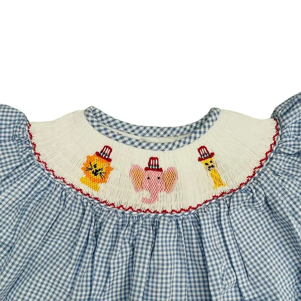 NWT Ruth & Ralph 3M Uncle Sam Patriotic Zoo Animals Annabelle Bloomer Set